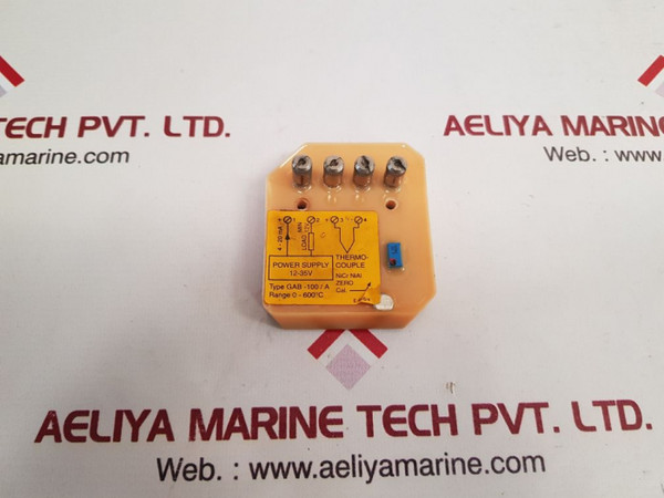 Gab-100/A Thermo-couple Amplifier 0-600°C