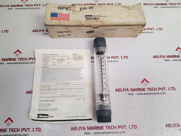 Parker P206018131W Flowmeter 130Â°F 54C