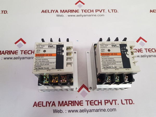 Fuji Electric Ss202E-3Z-d3 Solid State Contactor Relay