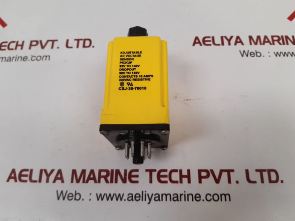 Tyco/Potter & Brumfield Csj-38-70010 Relay Adjustable Ac Voltage Sensor