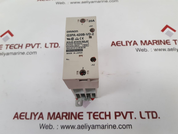 Omron G3Pa-420B-vd-2 Solid State Relay 50/60Hz