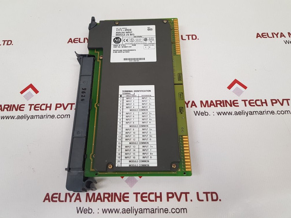 Allen-bradley 1771-ife/C Rev.G03 Analog Input Module (12 Bit) 96188672 E01