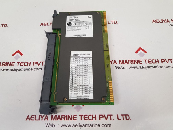 Allen-bradley 1771-ife/C Rev.G03 Analog Input Module (12 Bit) 96188672 E01