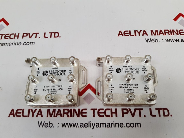 Lot Of 9X Blonder Tongue Scvs-8 8 Way Splitter