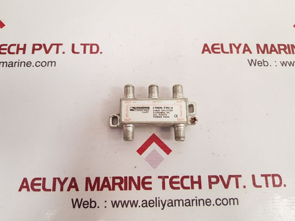 Matchmaster 17Mm-tm14 4-way Splitter 5-2450 Mhz Dc