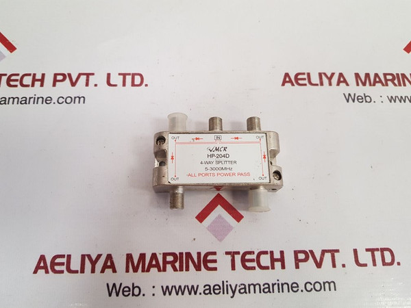 Mcr Hp-204D 4-way Splitter