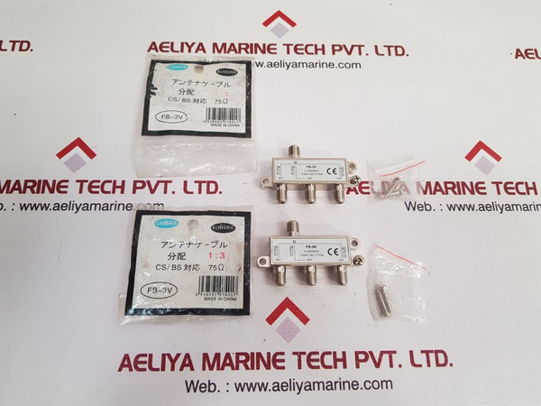 Lot Of 3X Comon Fb-3V 3 Way Splitter 5-2400Mhz