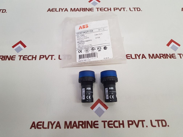 Set Of 10X Abb Cl-100L 1Sfa619402R1004 Blue Pilot Light