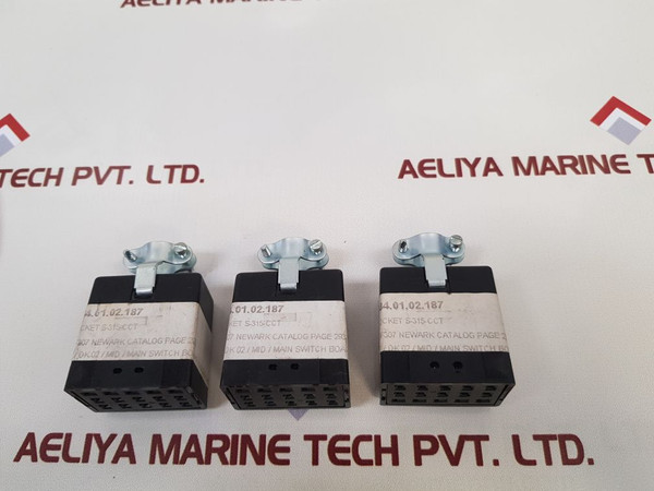 Lot of 3X Cinch s-315.cct industrial socket