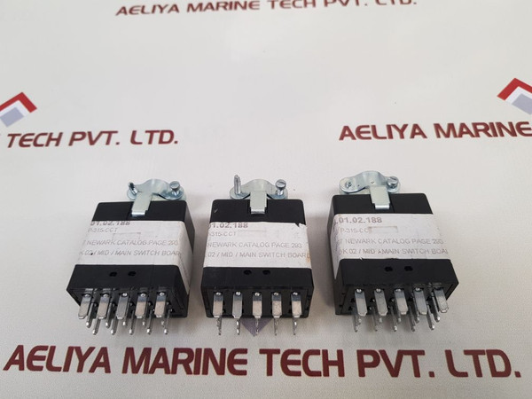 Lot of 3X Cinch p-315-cct power connector plug