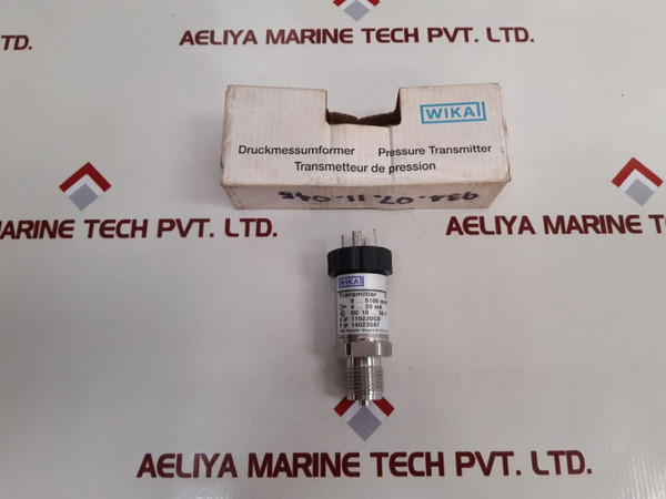 Wika S-10 Pressure Transmitter 14023597 New