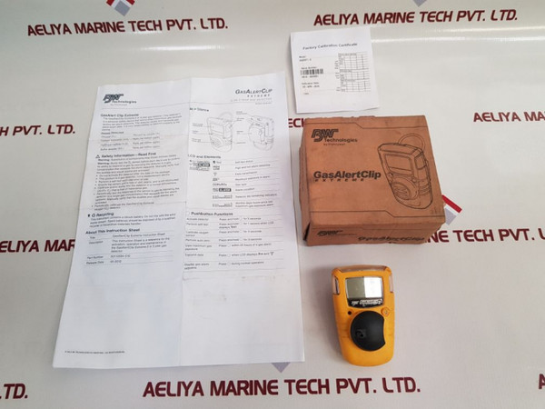 Bw Technology Ga24Xt-x O2 Gas Detector