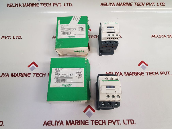 Schneider Electric Lc1D18P7 Contactor New