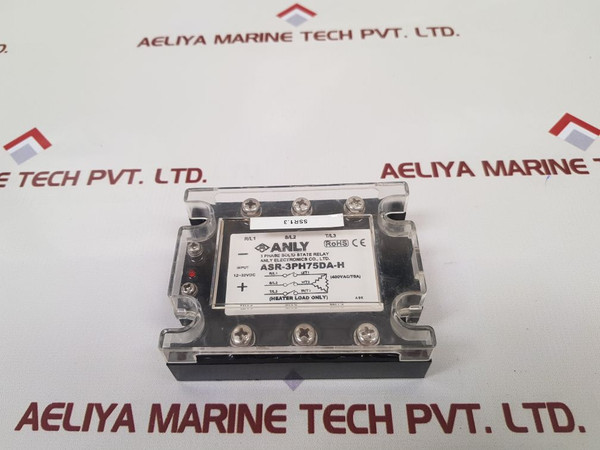 Anly Asr-3Ph75Da-h 3-phase Solid State Relay 12~32Vdc