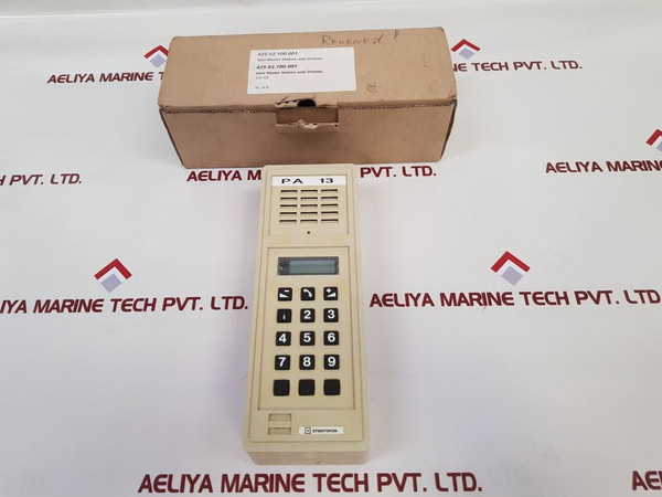 Zenitel Aa702 Wall Master Station With Display Rev.C