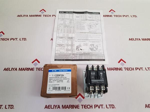 Cutler-hammer/Eaton C25Dnf325A Contactor Series D1