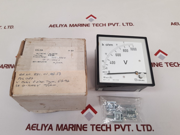Celsa eg96 voltmeter 0-1000v