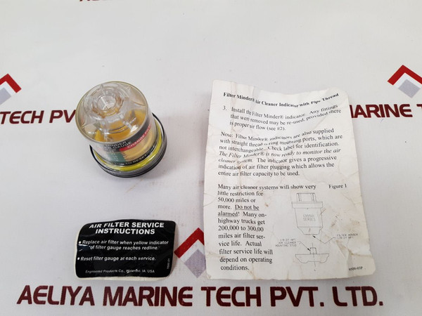 Engineered Products Indicator 135501-00825 Filter Minder