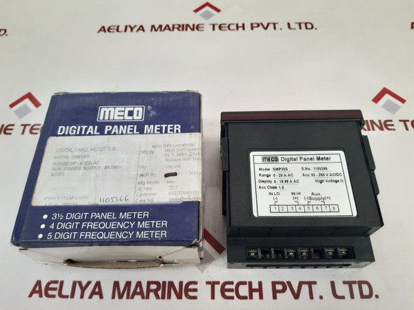 Meco Smp35S 3Â½ Digital Panel Meter