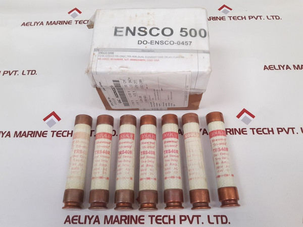 Set Of 7X Gould Shawmut Trs40R Fuse 40 Amp