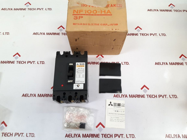 Mitsubishi Nf100-ha No-fuse Circuit Breaker 60/75 Amp