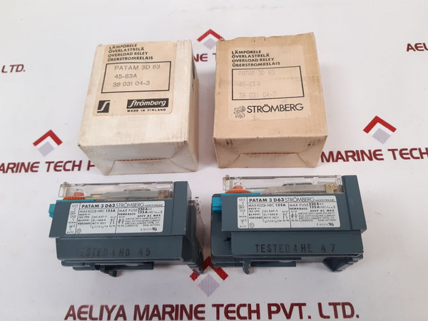 Stromberg Patam3D63 Overload Relay 45-63A