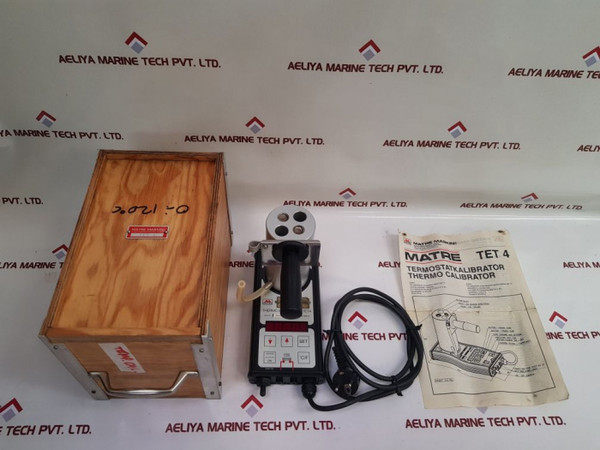 Matre Maskin Tet4 Temperature Calibrator 220Vac