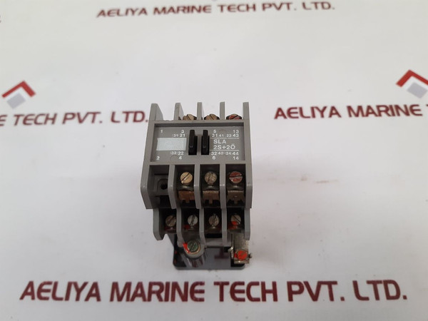 Bbc Sla 7-ii Contactor Sla 2S+2O