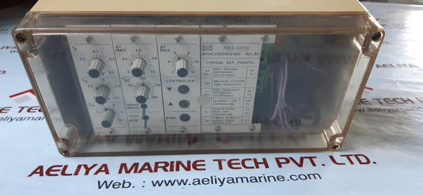 Deif relay for auto synchronization