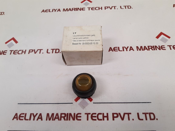 Bartec 05-0003-00 15/00 Yellow Lamp Lens