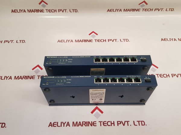 Netgear Ds106 6 Port Dual Speed Hub 10/100 Mbps