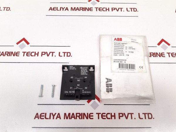 Abb Cal 16-11B Auxiliary Contact Block 10A 600V Ac Gjd8290020R0200