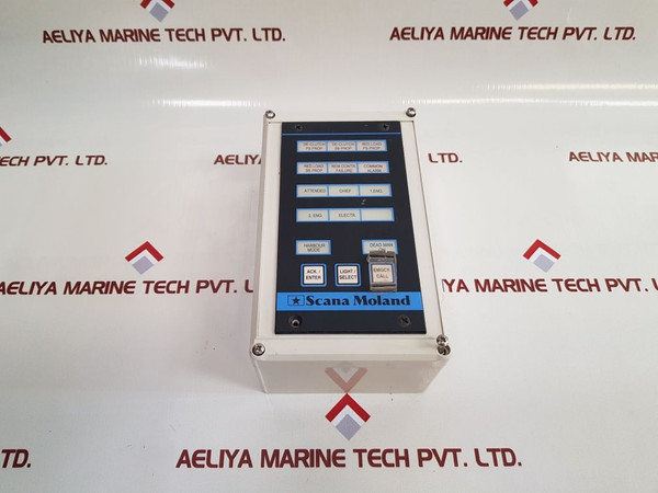 Scana Moland M160-03 Control Panel 24V Dc 1.0A Node# 7 M160-v1.6