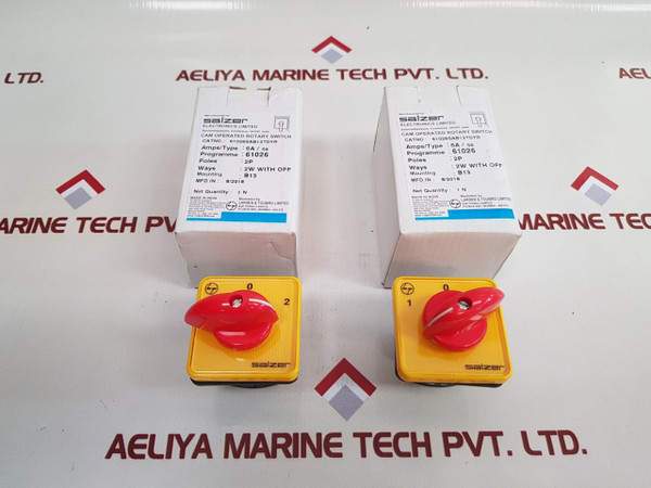 Salzer 6A-s6-61026-b13-tdyr Rotary Switch 440V-6Aa