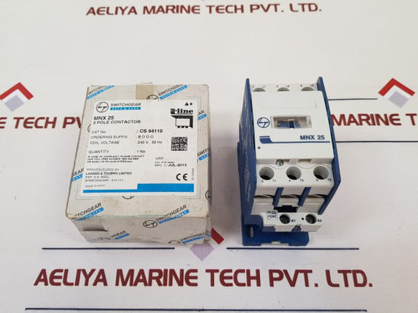 L&T Mnx 25 Switchgear Cs 94110 Contactor Relay 240V 50Hz
