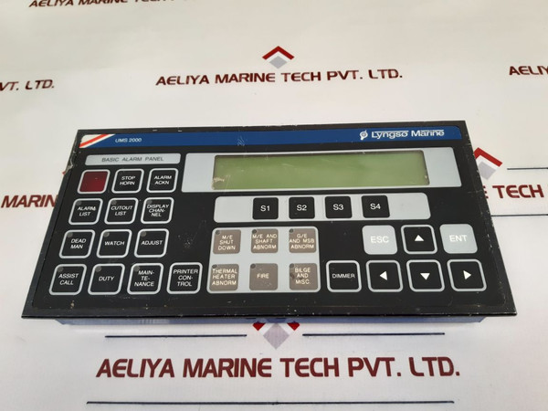 Lyngso Marine Ums 2000 Accommodition Alarm Panel Used