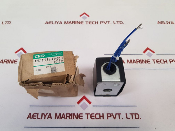 Ckd Apk11-25A-4A Solenoid Valve Coil