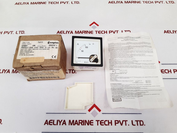 Crompton E243-025A-g-ls-pk-c6-sl Ammeter