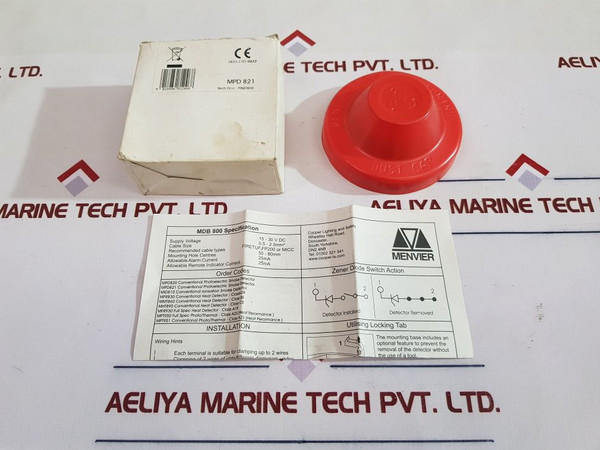 Menvier Mpd821 Optical Smoke Detector