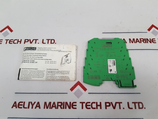 Phoenix Contact Mini Mcr-sl-ui-rel Threshold Value Switch