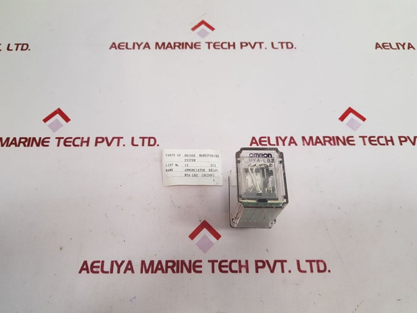 Omron Mya-lb2 Annunciator Relay My4-02 5A 240 Vac