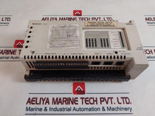 Aeg Modicon 110 Cpu 612 00 Plc Unit 24 Vdc 0771553800032