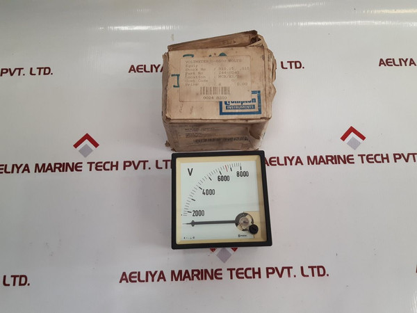 Crompton 244-024G Voltmeter 0-8000 V