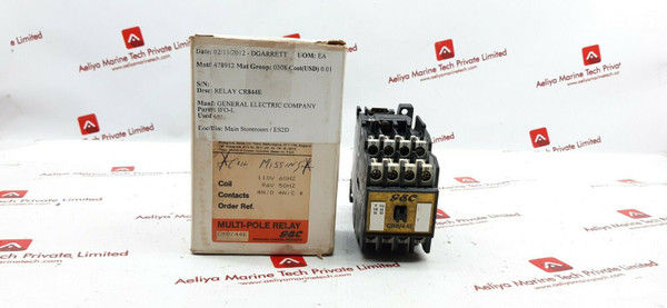 Gec Cr8/44E Multi-pole RelayÂ 