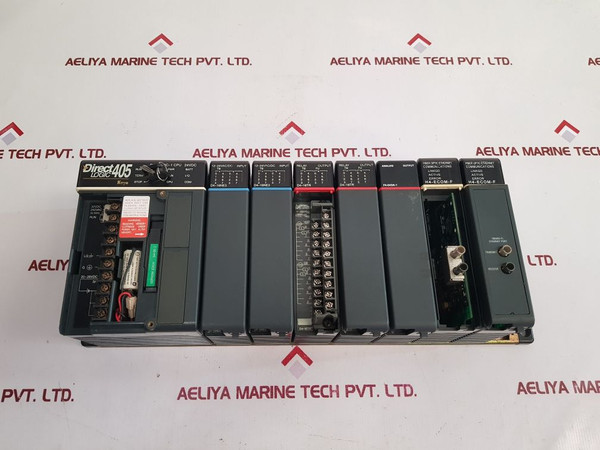Koyo Direct Logic 405 D4-440Dc-1,D4-16Ne3,D4-16Tr,F4-04Da-1,H4-ecom-f Rack