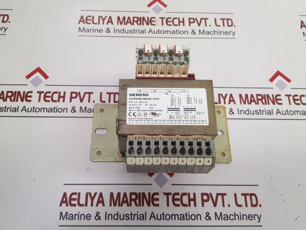 Siemens 4Am4096-0En50-0Fs1 Isolation Transformer