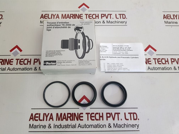 Lot Of 2X Parker-hannifin 115120-r Piston Ring Kit