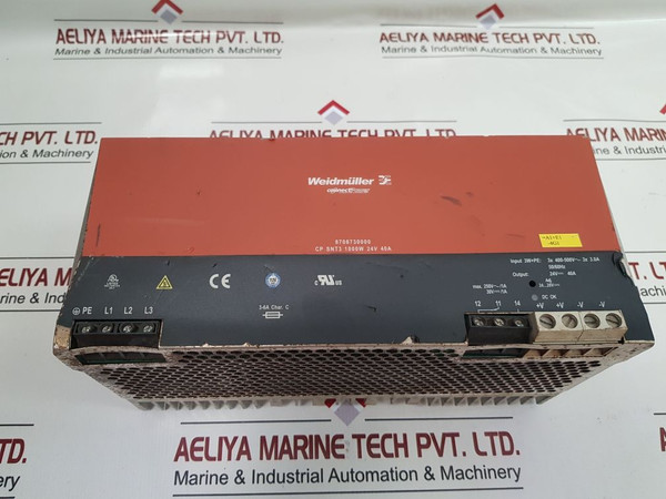 Weidmuller Connect 8708730000 Ac/Dc Din Rail Power Supply 24V 40A