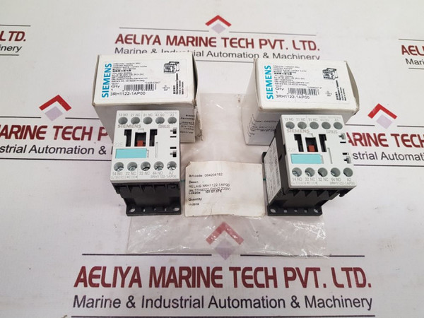 Siemens 3Rh1122-1Ap00 Contactor Relay 240V Ac