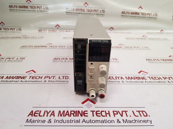 Kikusui Electronics Pak35-10A Regulated Dc Power Supply 0-35V 10A